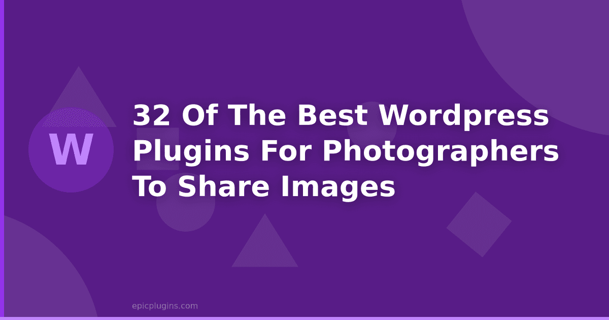 32 of the Best WordPress Plugins For Photographers To Share Images