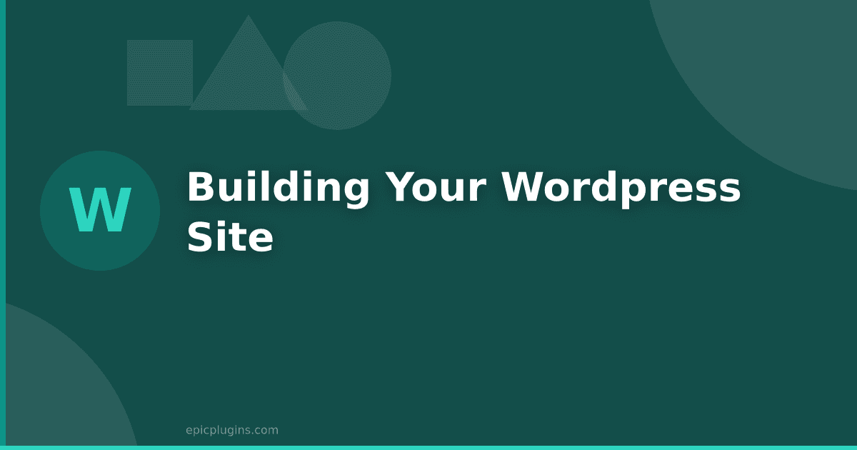 Building your WordPress site? Under Construction Page