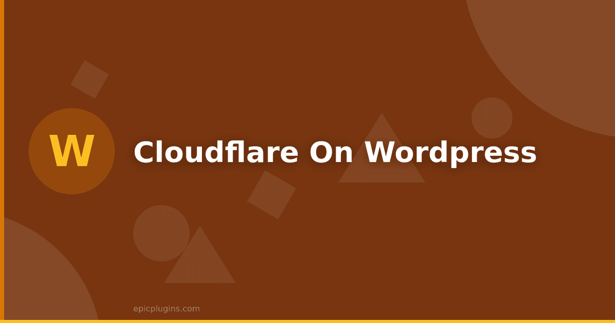 Cloudflare on WordPress