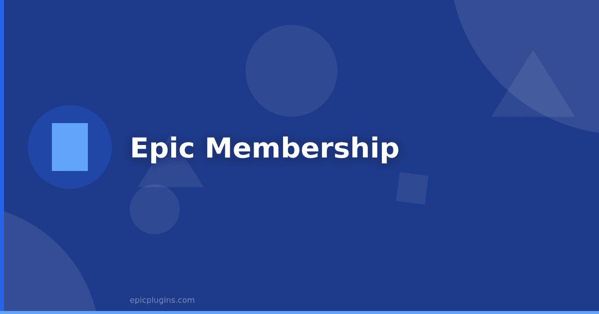 Epic membership