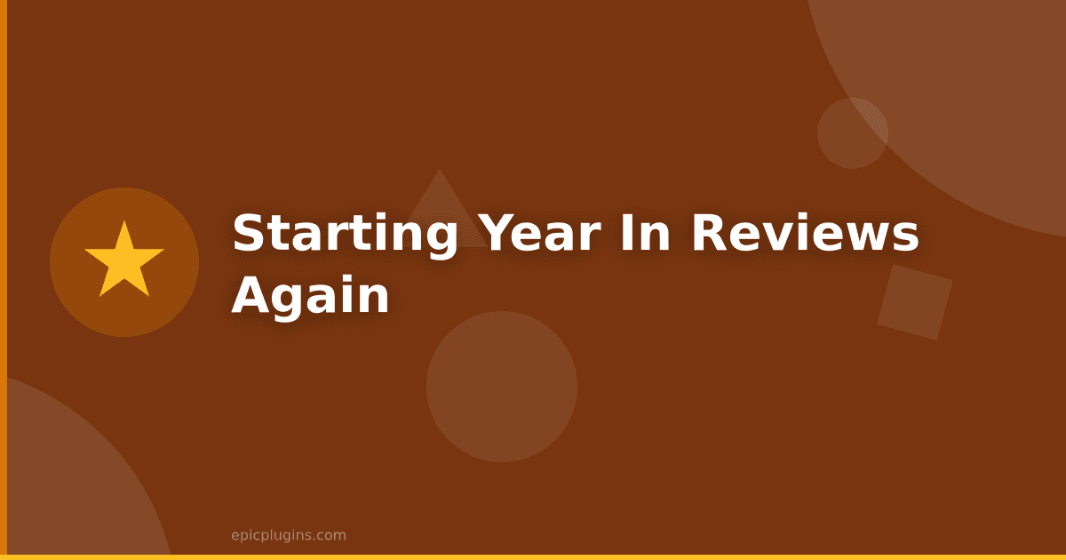 Starting year in reviews again